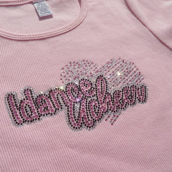 IdanceUcheer Top Girls Shirt I Dance You Cheer XLarge Kids t-shirt Pink NEW - Picture 8 of 15